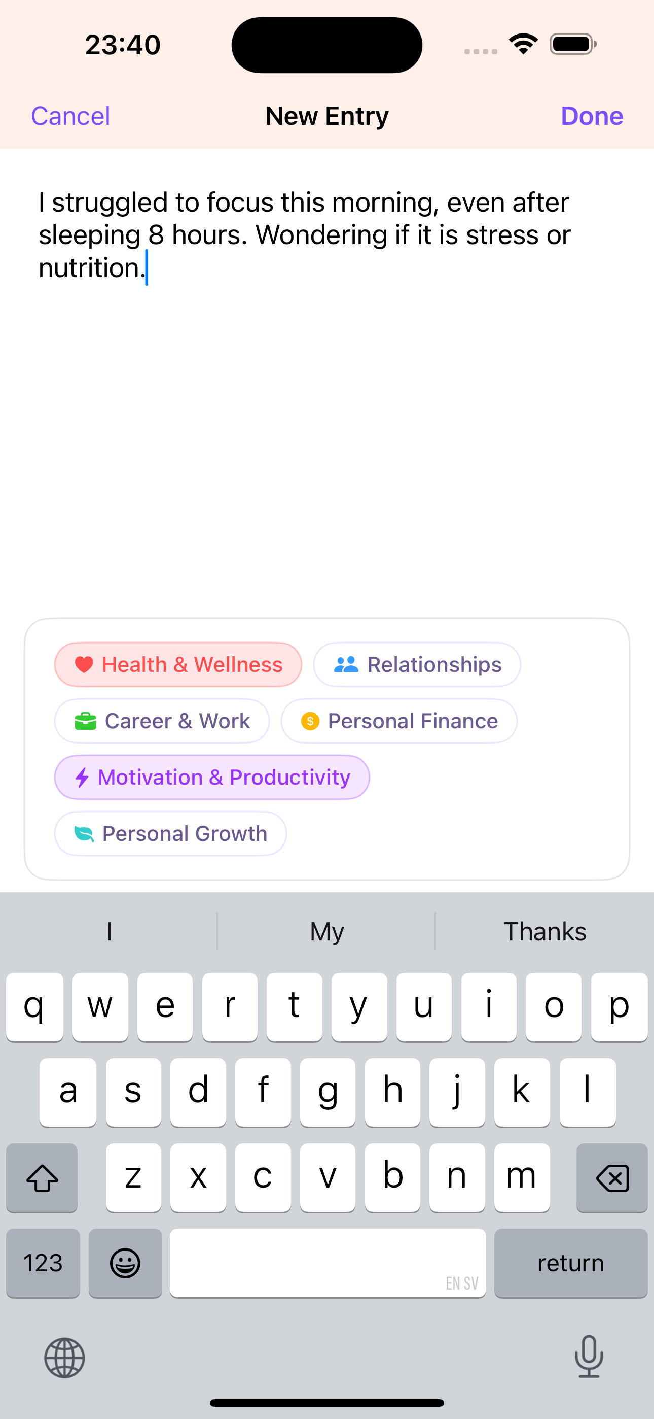 Reflecta screenshot 1